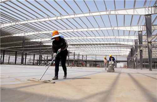 湖北美的洗衣機產業園建設正酣 主體土建工程基本結束，全面進入設備安裝與調試新階段